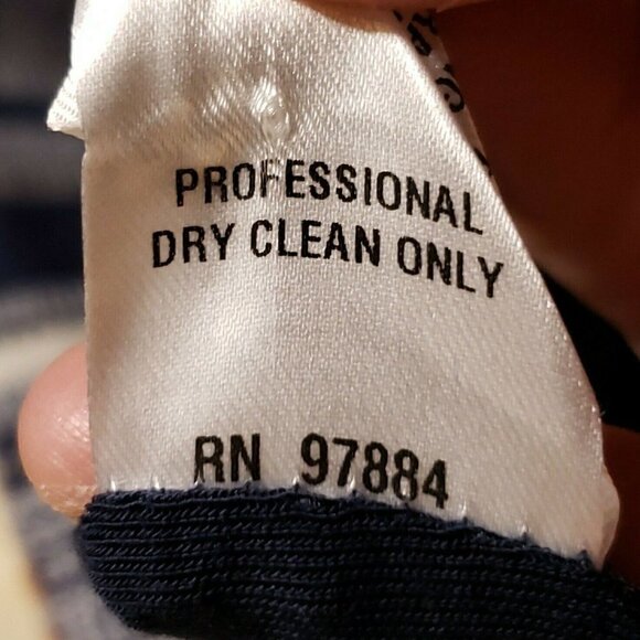 Tart Collection Womens Navy Striped Blazer XS - Picture 5 of 6